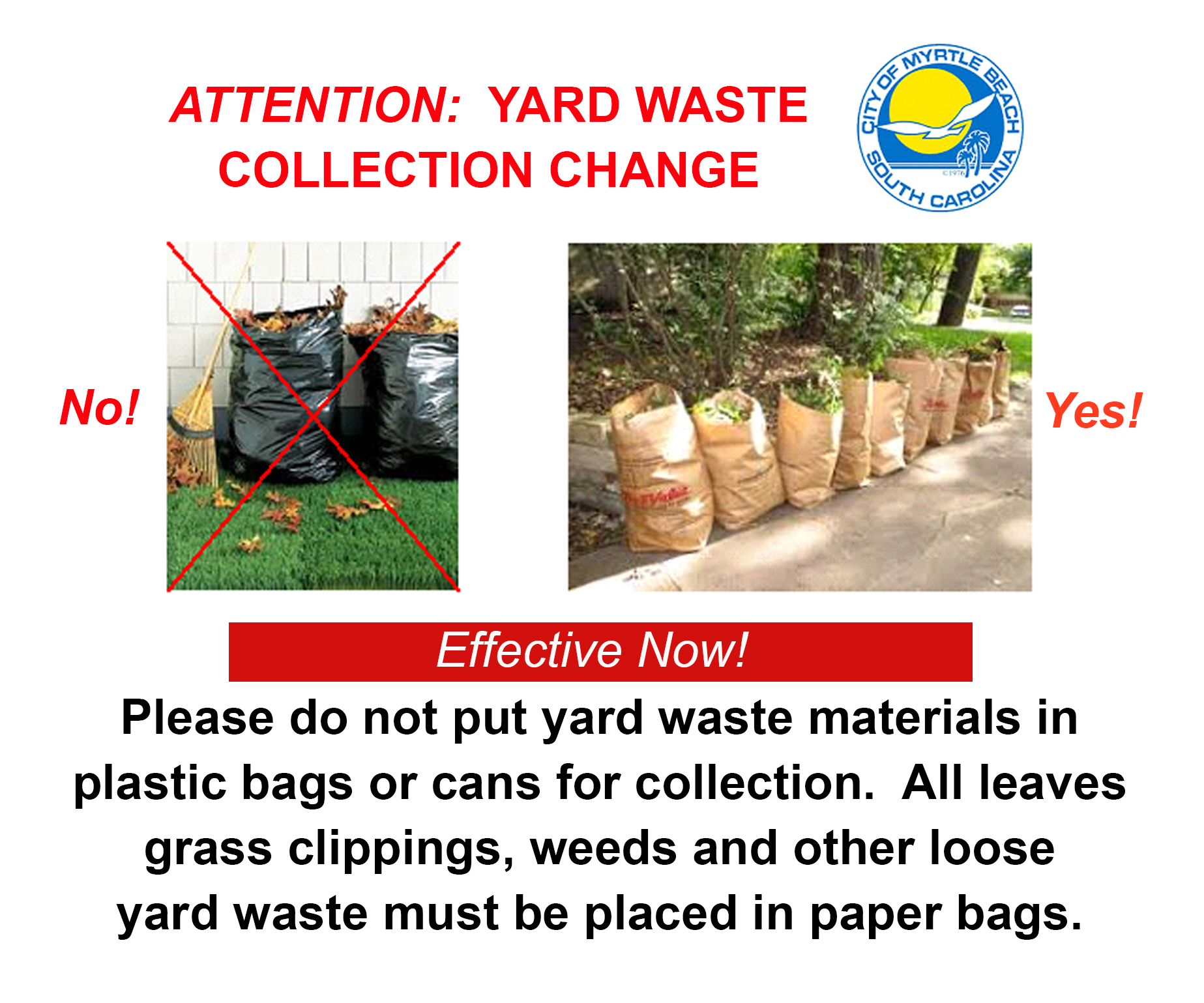 Yard Waste Post for 121318